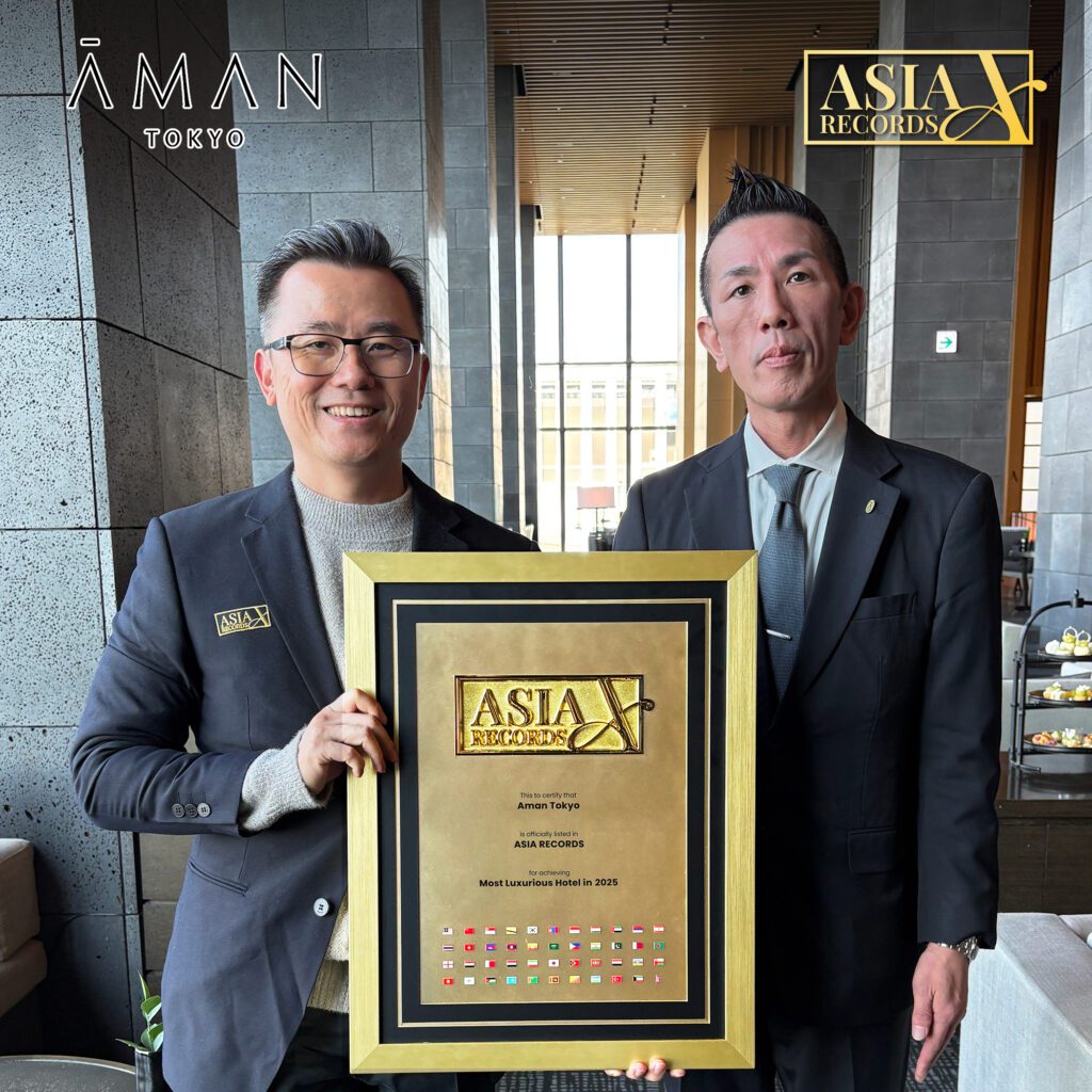 Aman Tokyo Awarded Most Luxurious Hotel in 2025 by The Asia Records