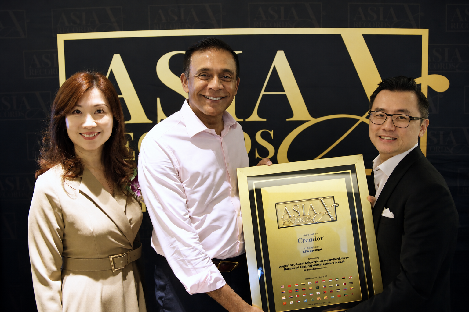 Creador Recognised by The Asia Record for Building the Largest Southeast Asian Private Equity Portfolio by Number of Regional Market Leaders in 2025