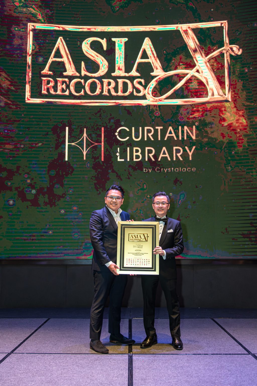Curtain Library Recognised by The Asia Record as Most Premier Integrated Curtain & Window Furnishing Brand in 2025