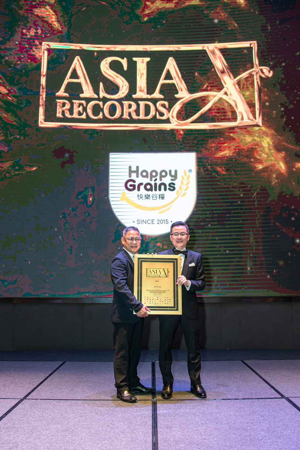 Happy Grains Recognised by The Asia Record With The Highest Number of Healthy Grains Products Sold With 46 Types Of Essential Nutrients And 2 Types Of Peptides In 2025