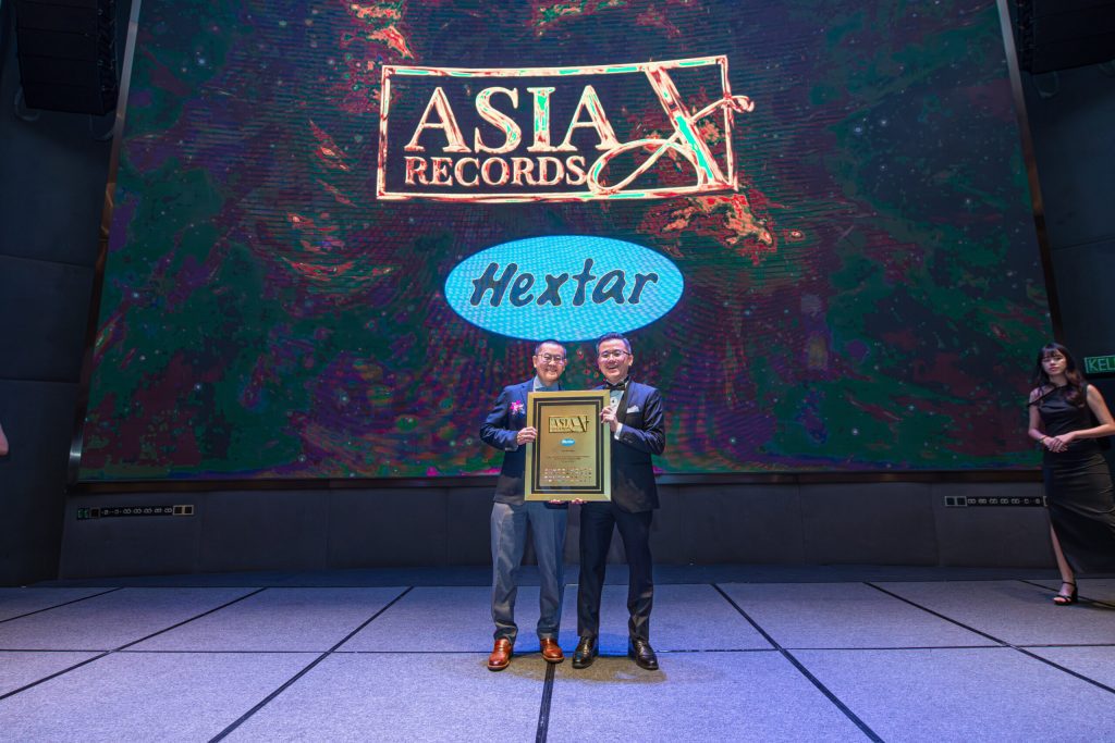 Hextar Recognised by The Asia Record for Largest Range of Industrial Chemicals Products by a Listed Company in 2025
