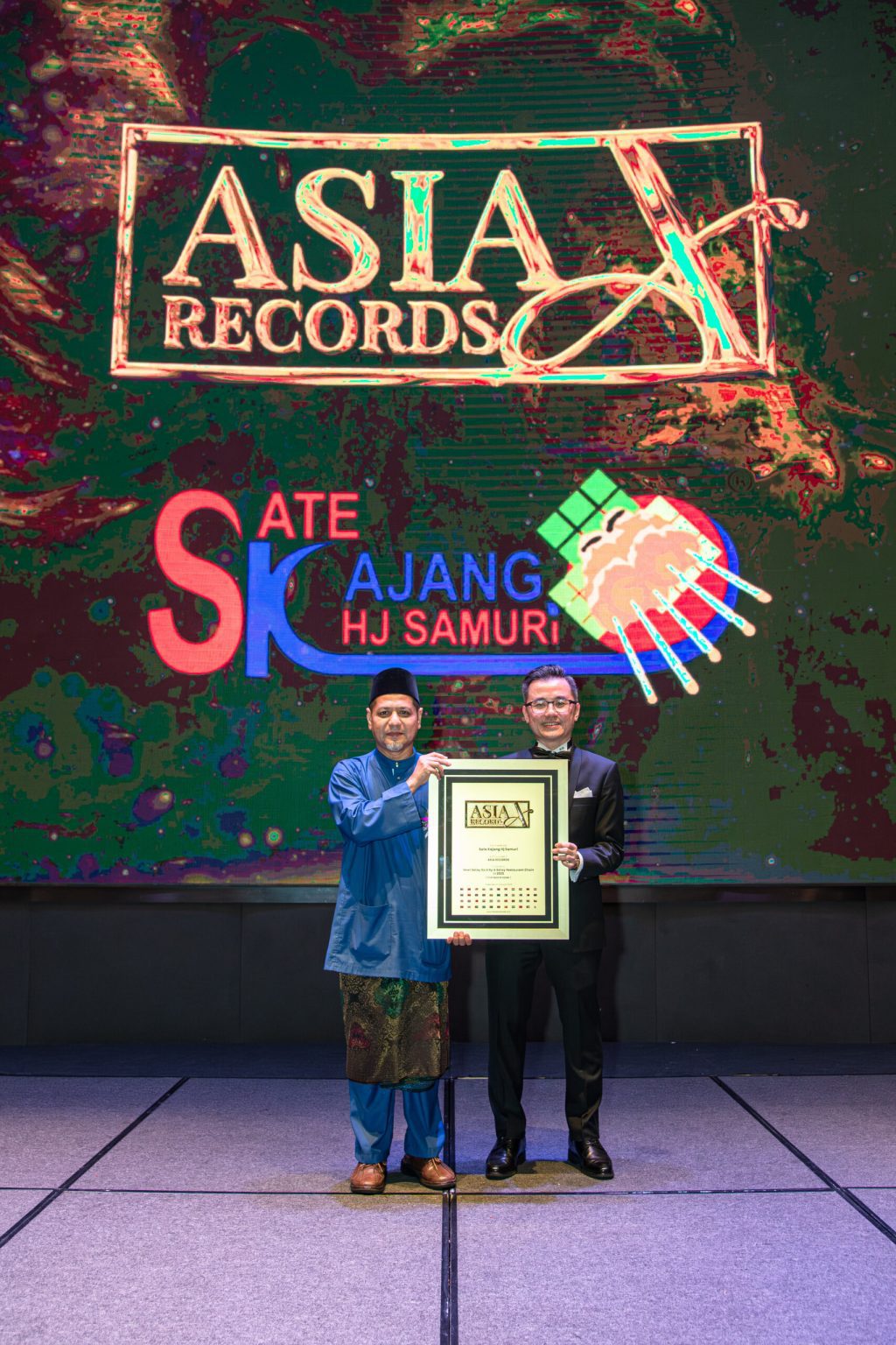 Kajang Satay Hj Samuri Recognised by The Asia Record for Most Satay Sold by a Satay Restaurant Chain in 2025