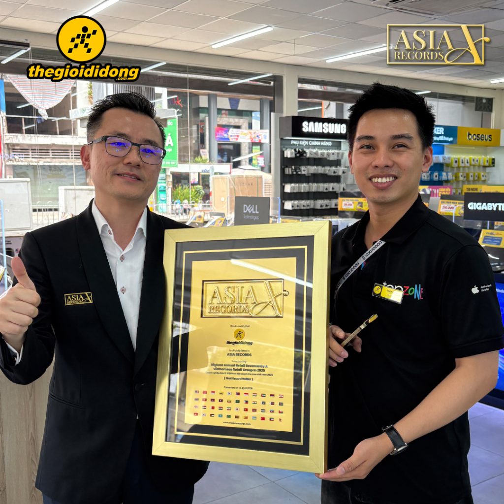 Mobile World Recognised by Asia Records for Highest Retail Revenue in 2025