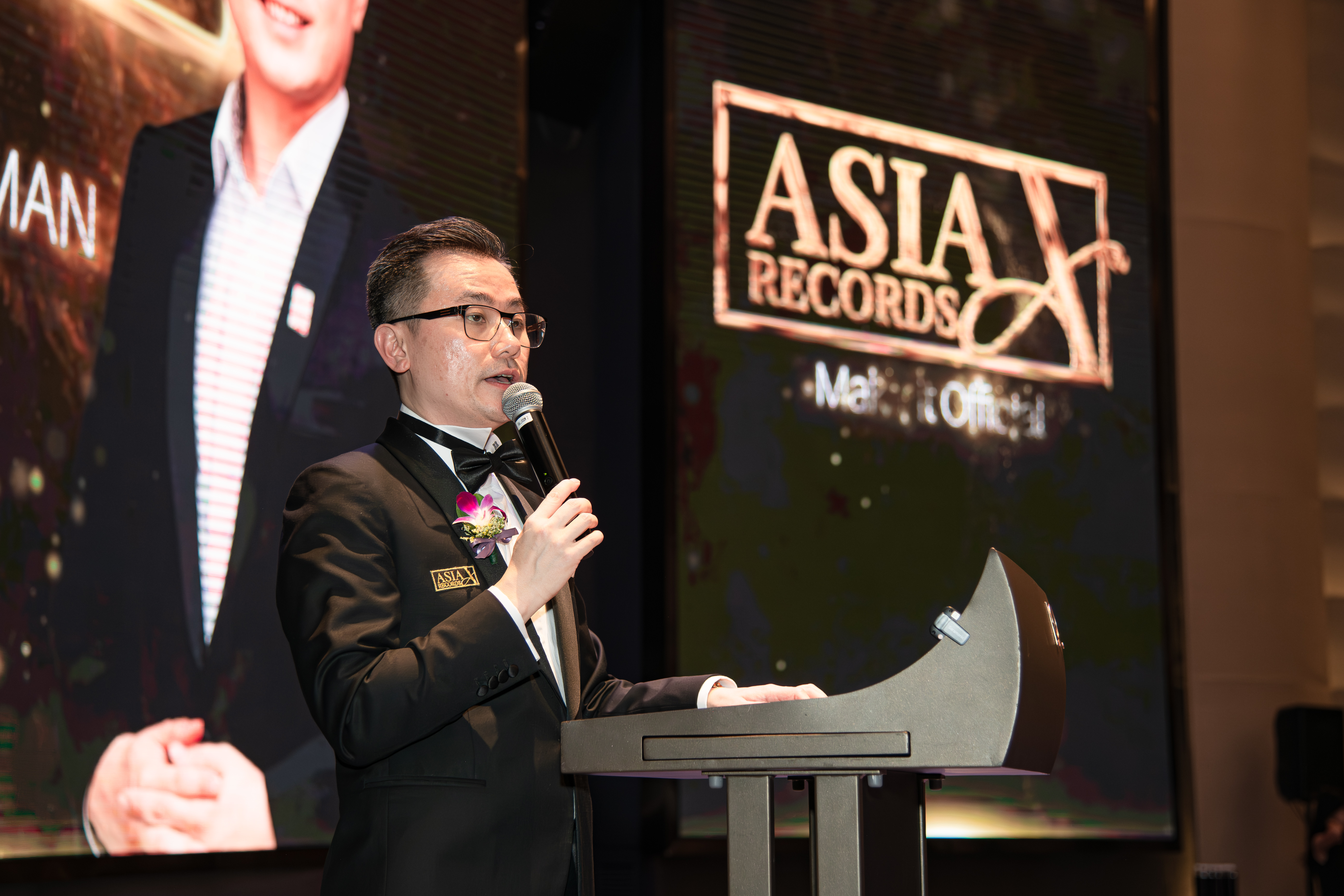 Dato KK Chua On Asia Record Stage Speech