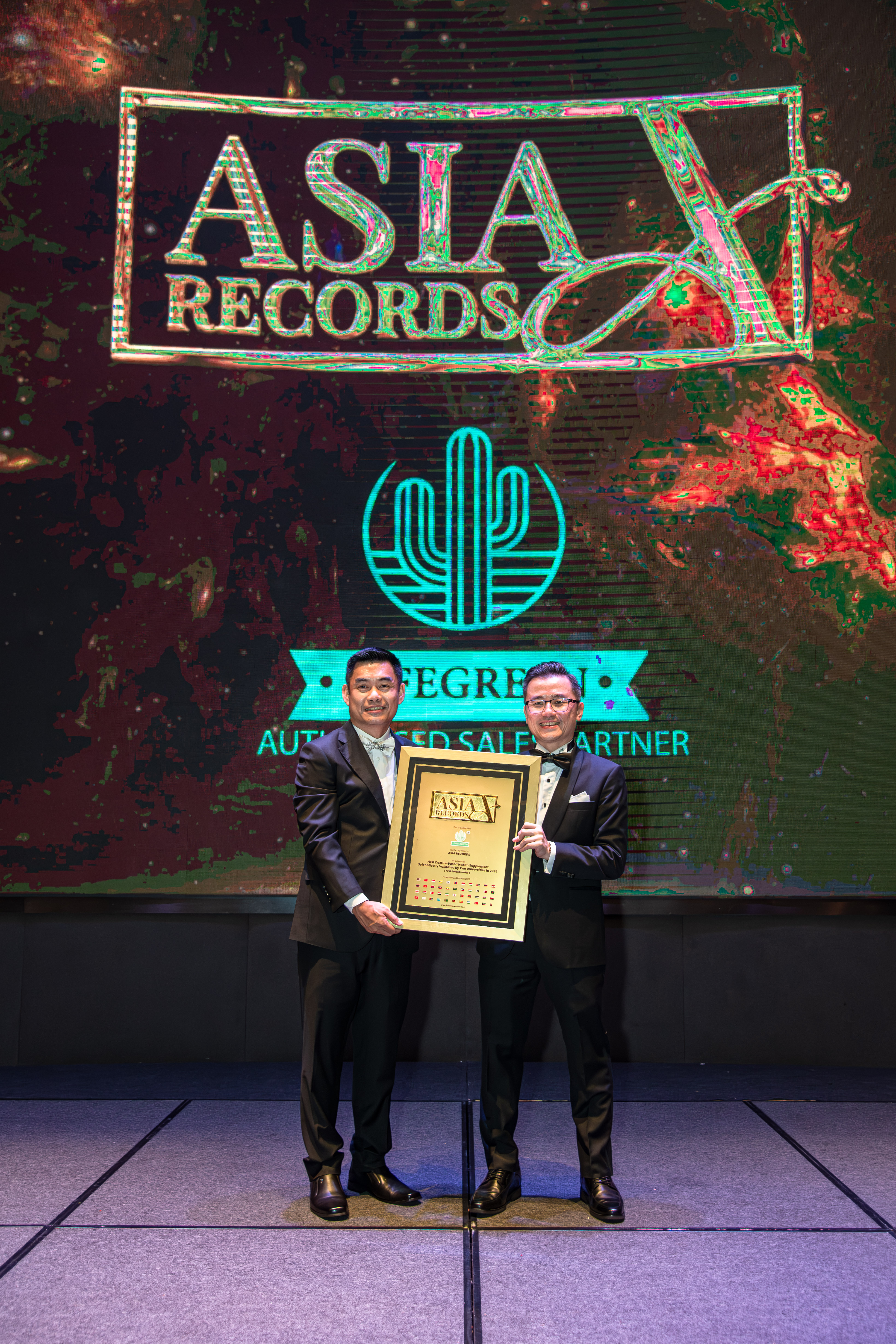 LifeGreen Gains Asia Record Recognition for Scientifically Validated Cactus-Based Health Supplement